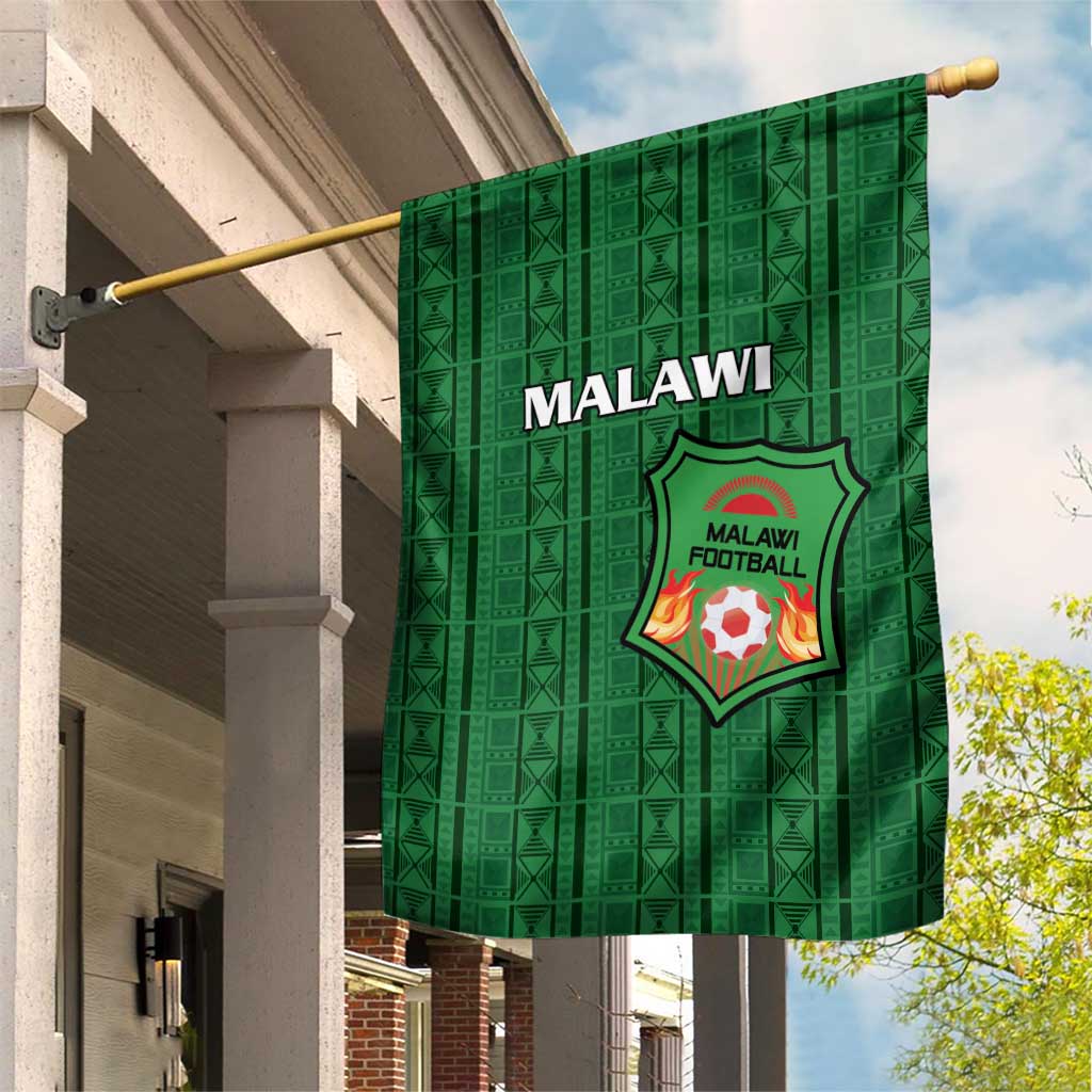 Malawi Football Garden Flag Come On Flames - Green - Wonder Print Shop