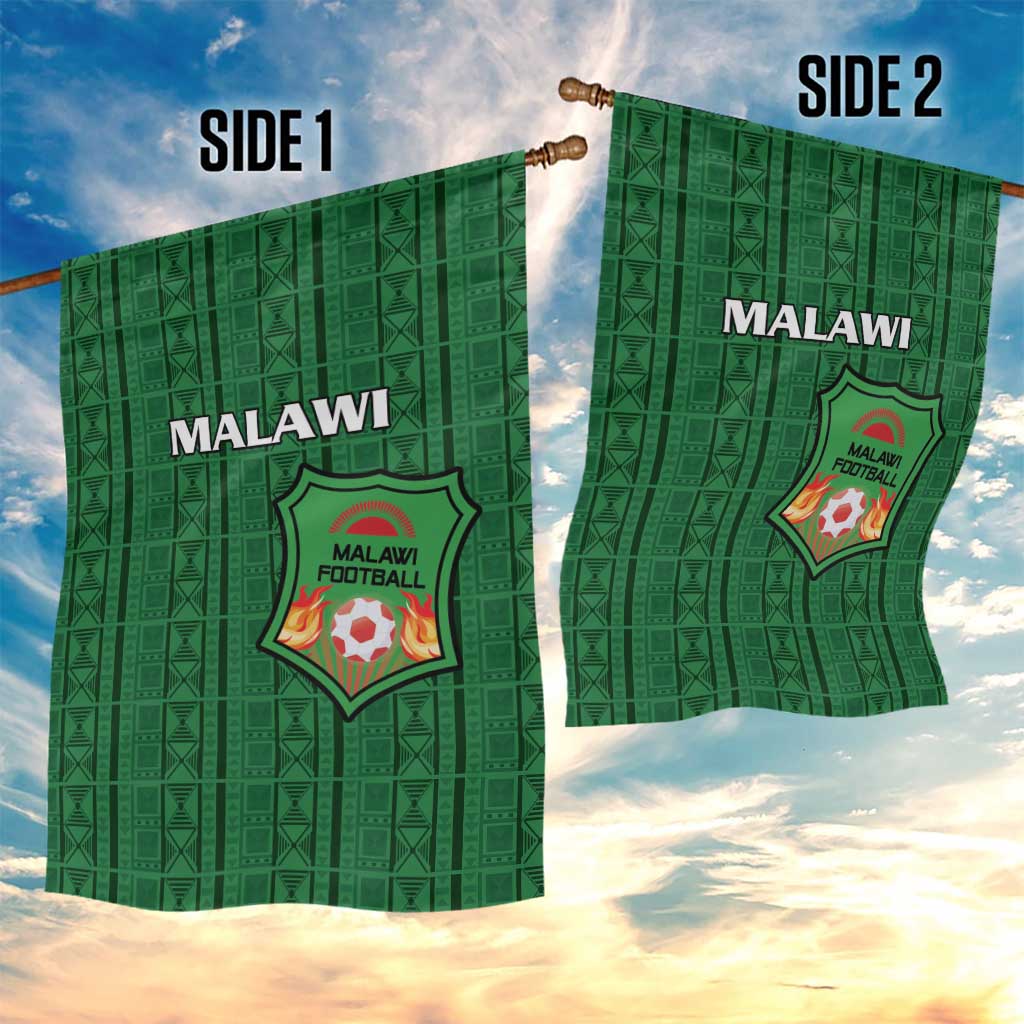 Malawi Football Garden Flag Come On Flames - Green - Wonder Print Shop