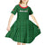 Custom Malawi Football Kid Short Sleeve Dress Come On Flames - Green - Wonder Print Shop
