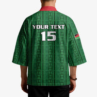 Custom Malawi Football Kimono Come On Flames - Green - Wonder Print Shop
