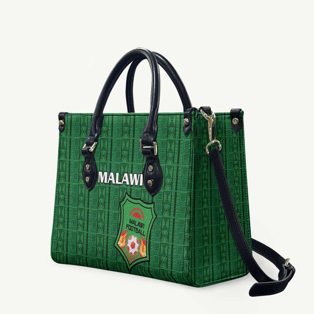 Malawi Football Leather Bag Come On Flames - Green - Wonder Print Shop