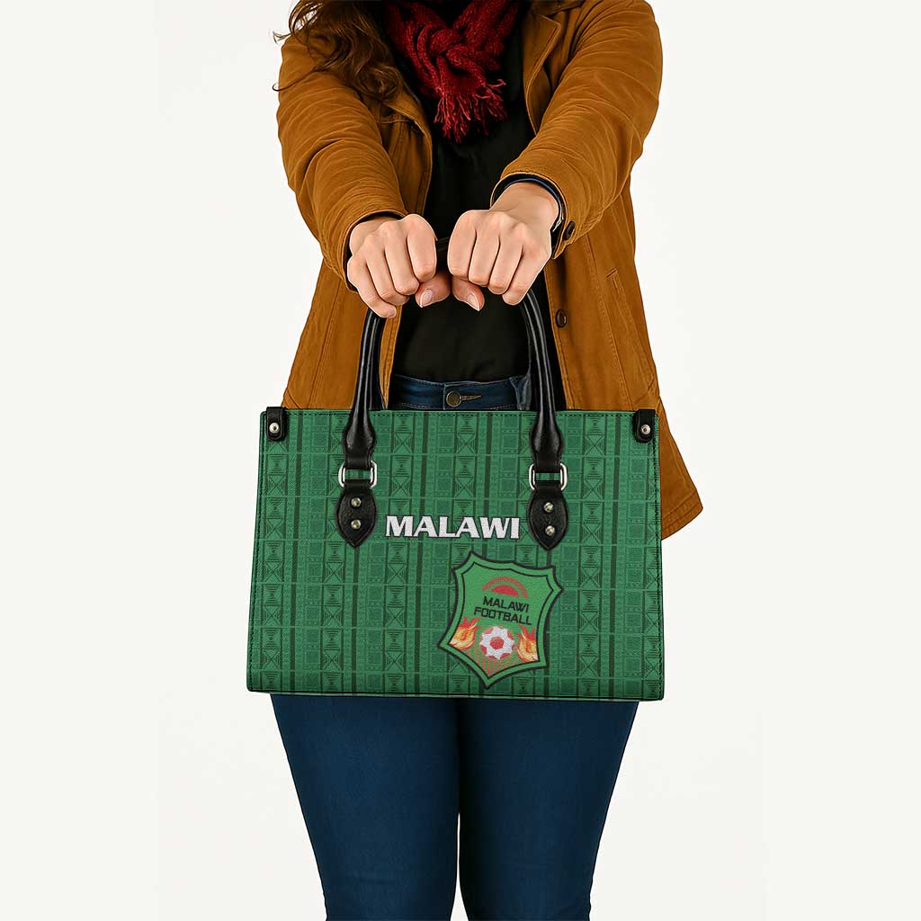 Malawi Football Leather Bag Come On Flames - Green - Wonder Print Shop
