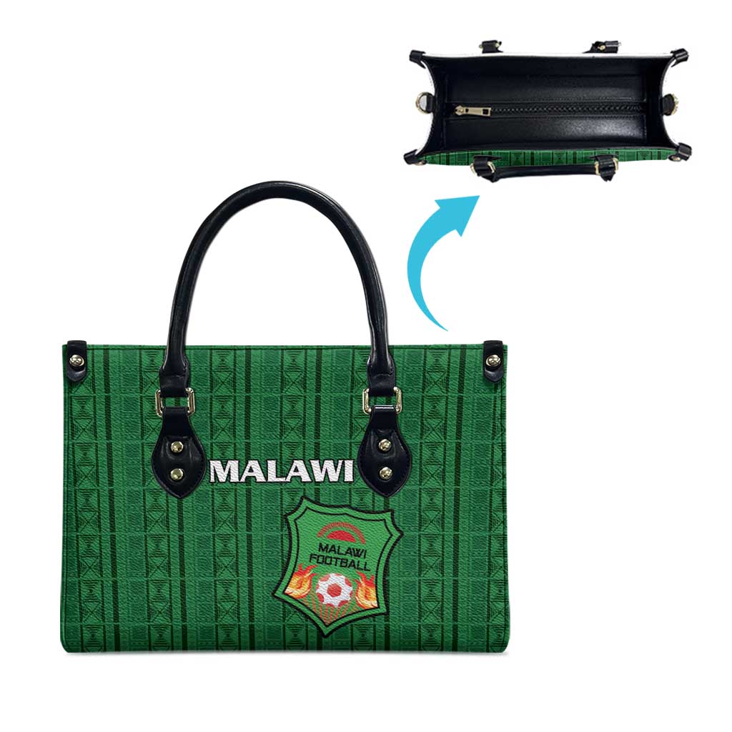 Malawi Football Leather Bag Come On Flames - Green - Wonder Print Shop