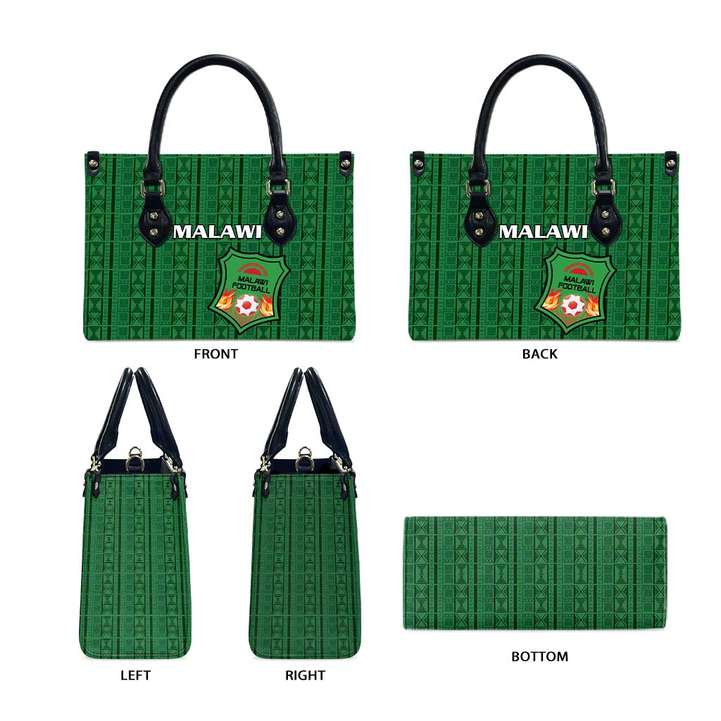 Malawi Football Leather Bag Come On Flames - Green - Wonder Print Shop