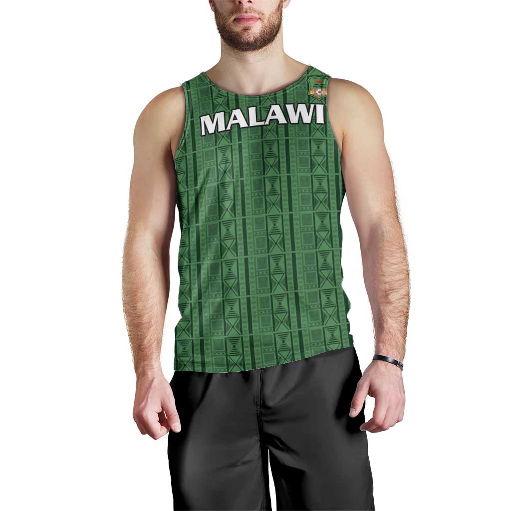 Custom Malawi Football Men Tank Top Come On Flames - Green - Wonder Print Shop