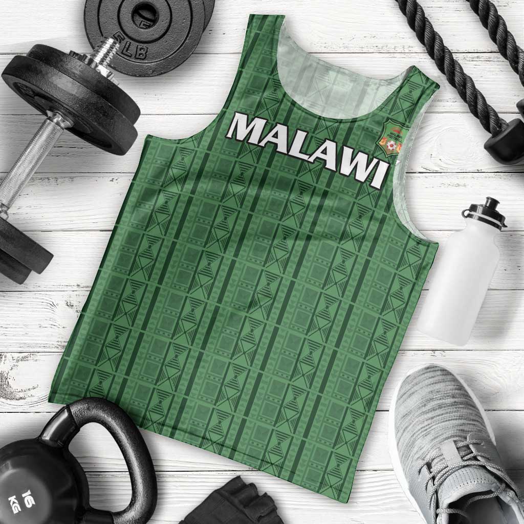Custom Malawi Football Men Tank Top Come On Flames - Green - Wonder Print Shop