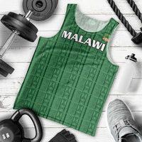 Custom Malawi Football Men Tank Top Come On Flames - Green - Wonder Print Shop