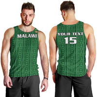 Custom Malawi Football Men Tank Top Come On Flames - Green - Wonder Print Shop
