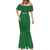 Custom Malawi Football Mermaid Dress Come On Flames - Green - Wonder Print Shop