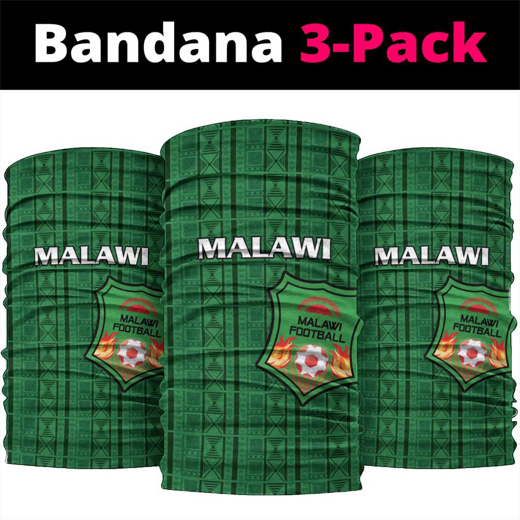 Malawi Football Neck Gaiter Come On Flames - Green - Wonder Print Shop