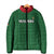 Custom Malawi Football Padded Jacket Come On Flames - Green - Wonder Print Shop