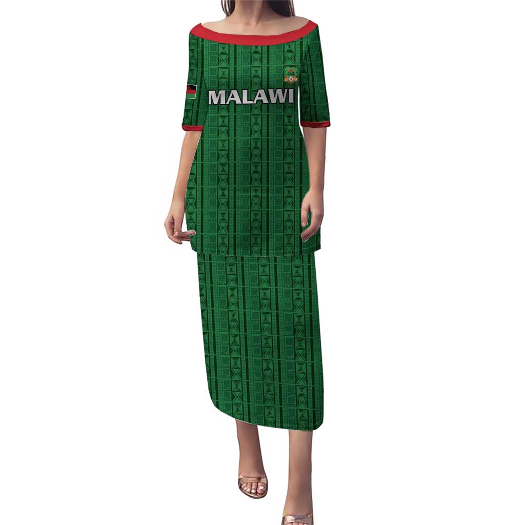 Custom Malawi Football Puletasi Come On Flames - Green - Wonder Print Shop