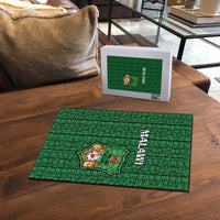 Malawi Football Puzzle Come On Flames - Green - Wonder Print Shop