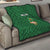 Malawi Football Quilt Come On Flames - Green - Wonder Print Shop