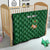 Malawi Football Quilt Come On Flames - Green - Wonder Print Shop