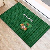Malawi Football Rubber Doormat Come On Flames - Green - Wonder Print Shop