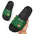 Malawi Football Slide Sandals Come On Flames - Green - Wonder Print Shop