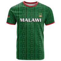 Custom Malawi Football T Shirt Come On Flames - Green - Wonder Print Shop