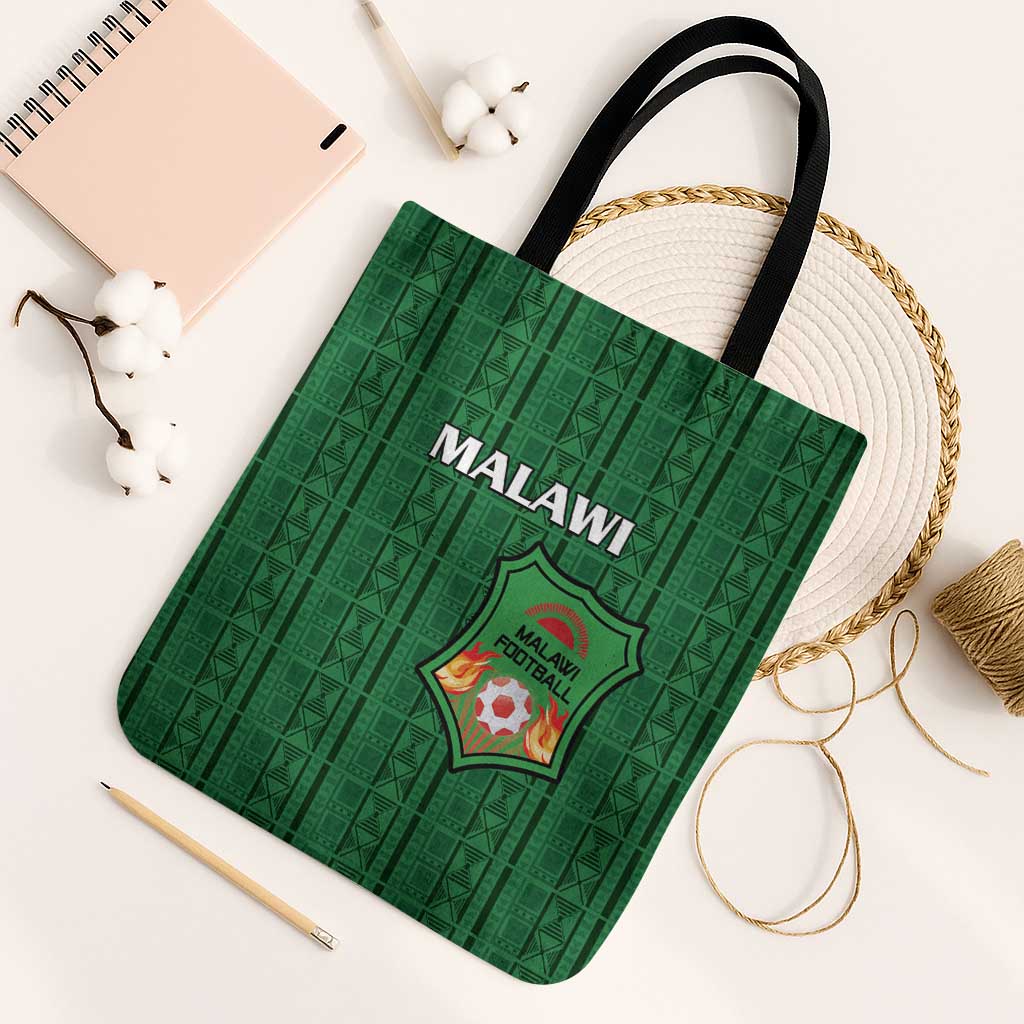 Malawi Football Tote Bag Come On Flames - Green - Wonder Print Shop