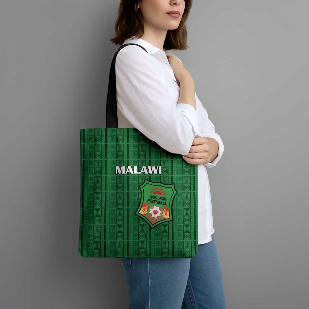 Malawi Football Tote Bag Come On Flames - Green - Wonder Print Shop