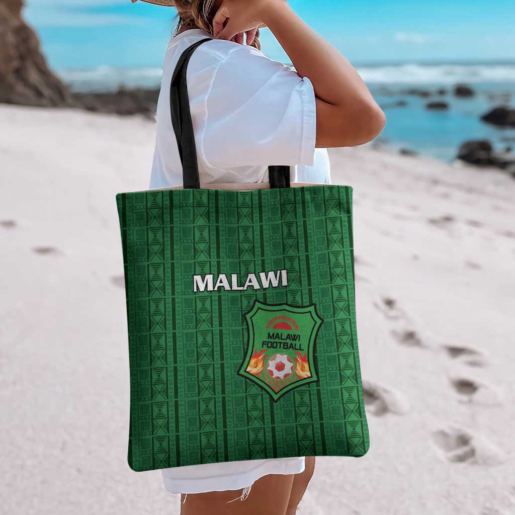 Malawi Football Tote Bag Come On Flames - Green - Wonder Print Shop
