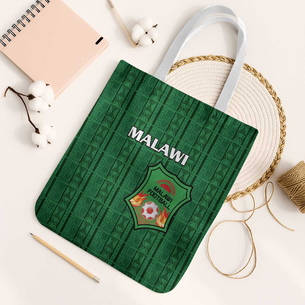 Malawi Football Tote Bag Come On Flames - Green - Wonder Print Shop