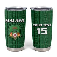 Custom Malawi Football Tumbler Cup Come On Flames - Green - Wonder Print Shop