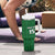 Custom Malawi Football Tumbler With Handle Come On Flames - Green - Wonder Print Shop