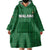 Custom Malawi Football Wearable Blanket Hoodie Come On Flames - Green - Wonder Print Shop