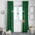 Malawi Football Window Curtain Come On Flames - Green - Wonder Print Shop