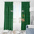 Malawi Football Window Curtain Come On Flames - Green - Wonder Print Shop