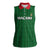 Custom Malawi Football Women Sleeveless Polo Shirt Come On Flames - Green - Wonder Print Shop
