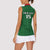 Custom Malawi Football Women Sleeveless Polo Shirt Come On Flames - Green - Wonder Print Shop