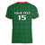 Custom Malawi Football Women V-Neck T-Shirt Come On Flames - Green - Wonder Print Shop