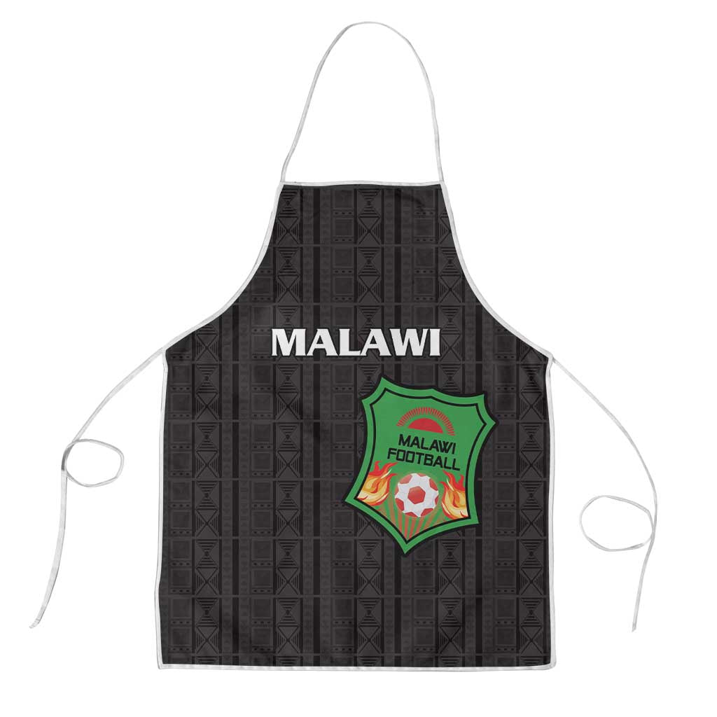 Malawi Football Apron Come On Flames - Black - Wonder Print Shop