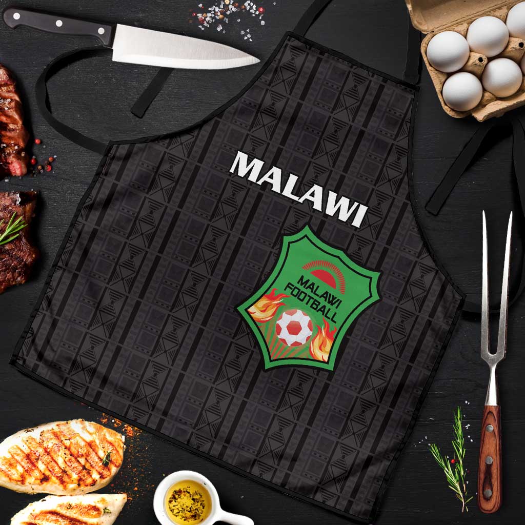 Malawi Football Apron Come On Flames - Black - Wonder Print Shop
