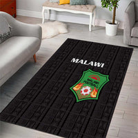 Malawi Football Area Rug Come On Flames - Black - Wonder Print Shop