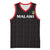 Custom Malawi Football Basketball Jersey Come On Flames - Black - Wonder Print Shop