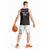 Custom Malawi Football Basketball Jersey Come On Flames - Black - Wonder Print Shop