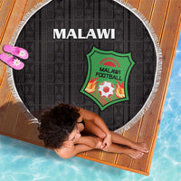 Malawi Football Beach Blanket Come On Flames - Black - Wonder Print Shop