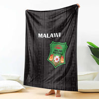 Malawi Football Blanket Come On Flames - Black - Wonder Print Shop
