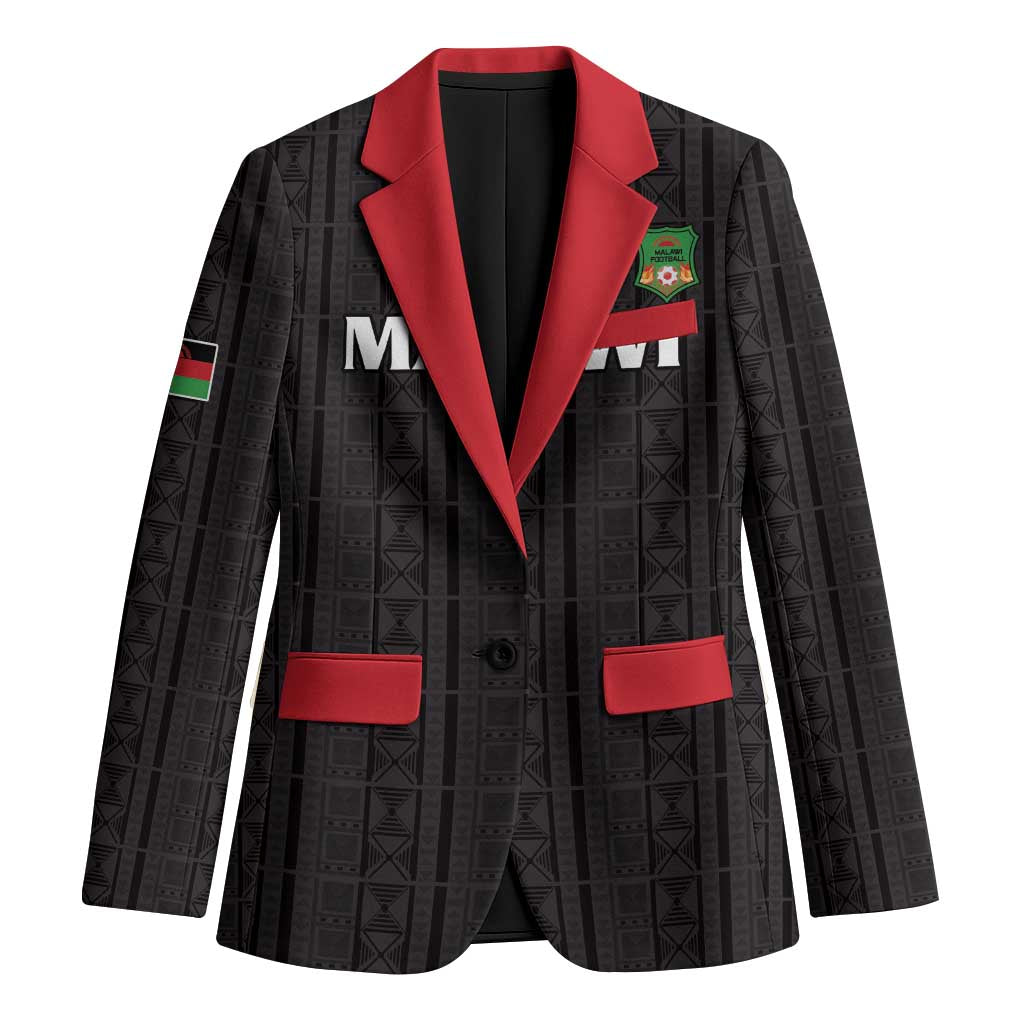 Custom Malawi Football Blazer Come On Flames - Black - Wonder Print Shop