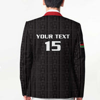 Custom Malawi Football Blazer Come On Flames - Black - Wonder Print Shop