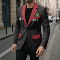 Custom Malawi Football Blazer Come On Flames - Black - Wonder Print Shop