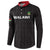 Custom Malawi Football Button Sweatshirt Come On Flames - Black - Wonder Print Shop