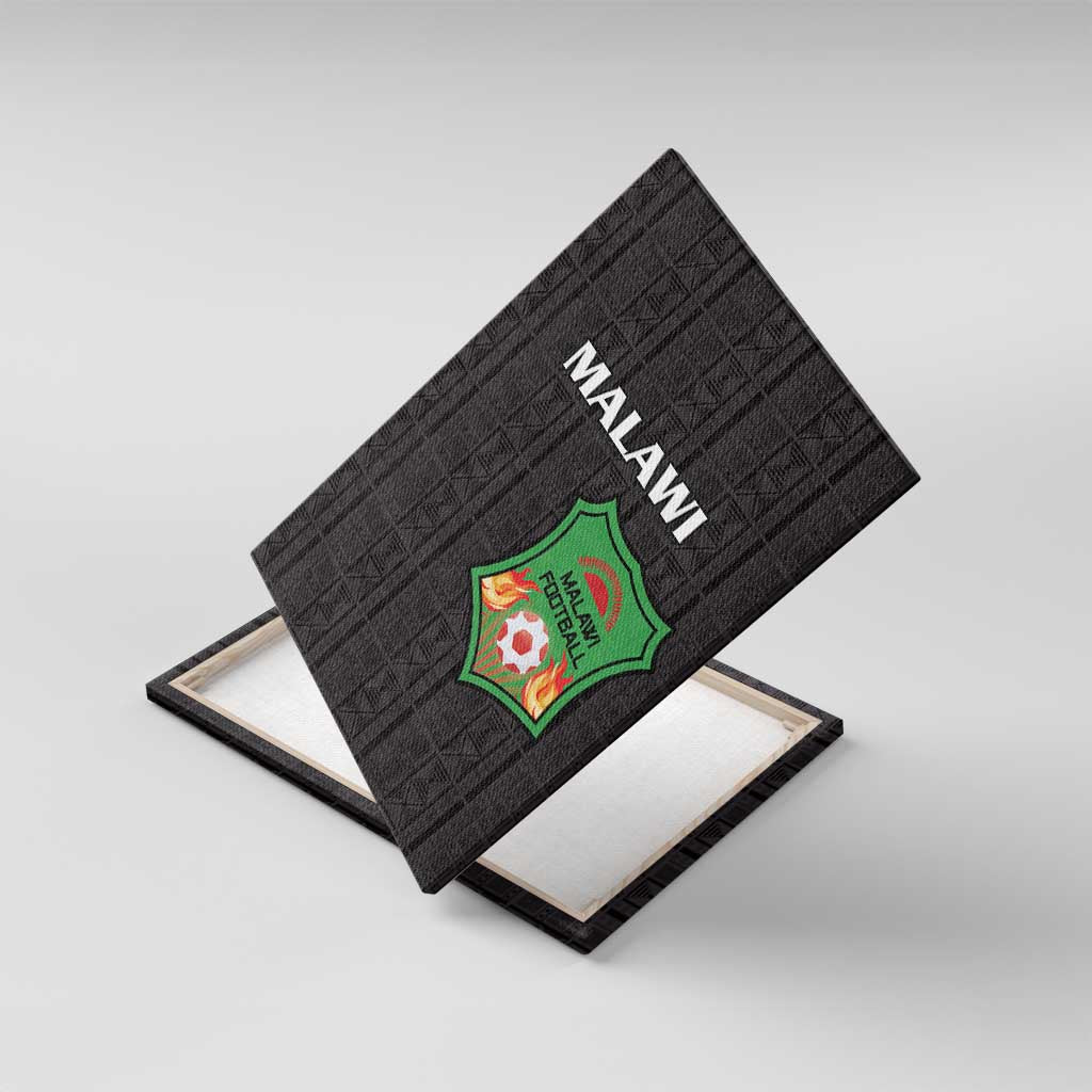 Malawi Football Canvas Wall Art Come On Flames - Black - Wonder Print Shop