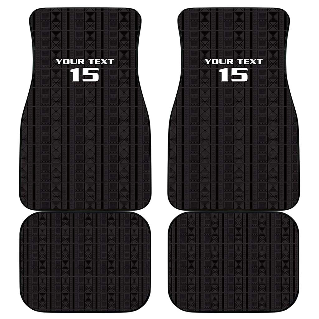 Malawi Football Car Mats Come On Flames - Black - Wonder Print Shop