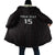 Custom Malawi Football Cloak Come On Flames - Black - Wonder Print Shop