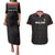 Custom Malawi Football Couples Matching Puletasi and Hawaiian Shirt Come On Flames - Black - Wonder Print Shop