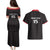 Custom Malawi Football Couples Matching Puletasi and Hawaiian Shirt Come On Flames - Black - Wonder Print Shop